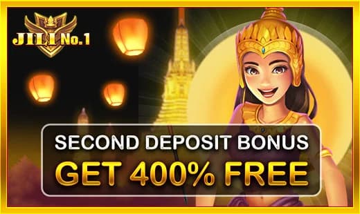 jilino1 second deposit bonus 400